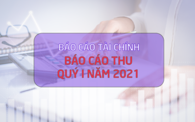 BÁO CÁO THU QUỸ TỪ THIỆN QUÝ I NĂM 2021