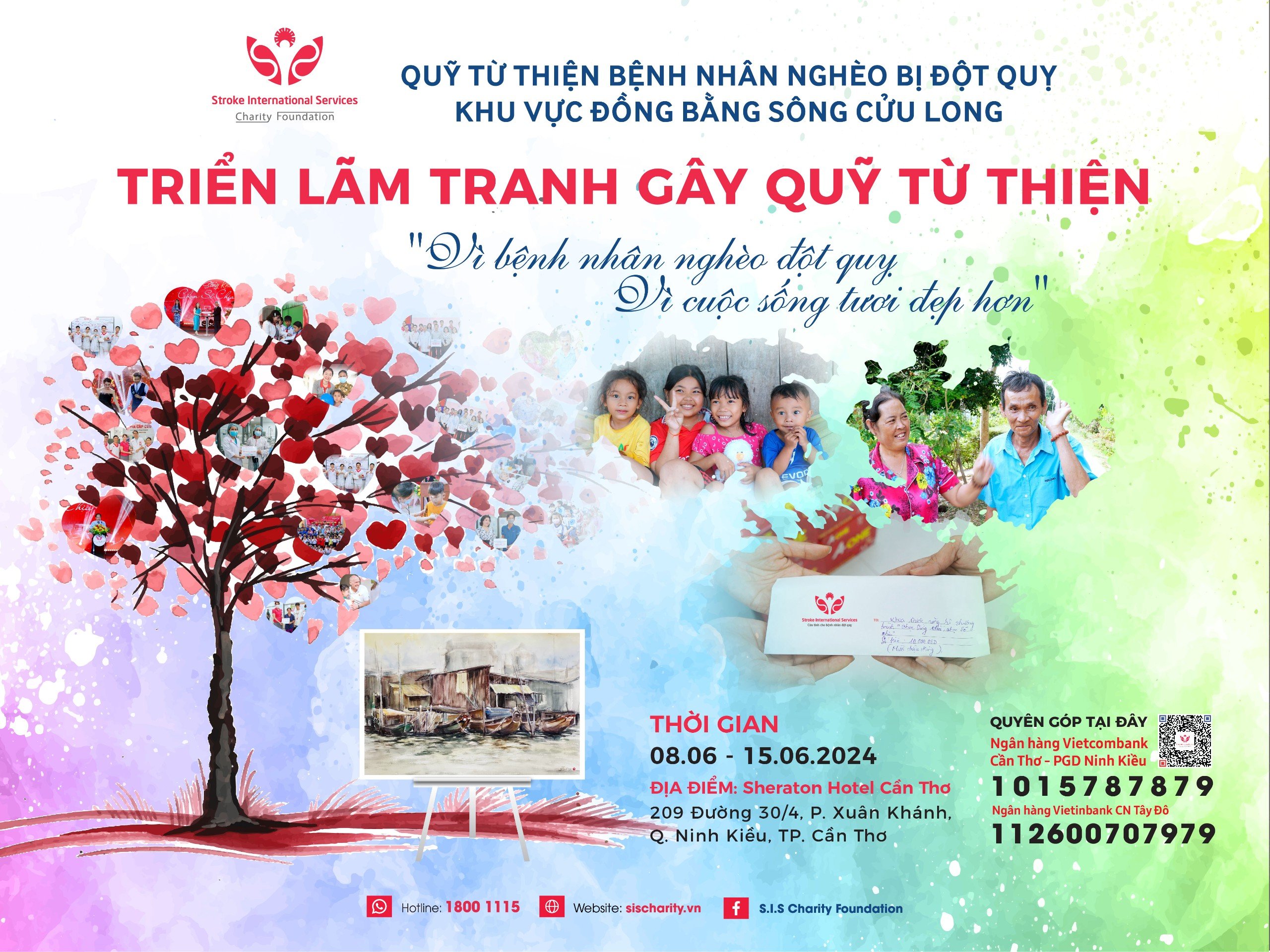 Khai mạc triển lãm tranh gây quỹ ” Vì bệnh nhân nghèo đột quỵ – Vì cuộc sống tươi đẹp hơn”