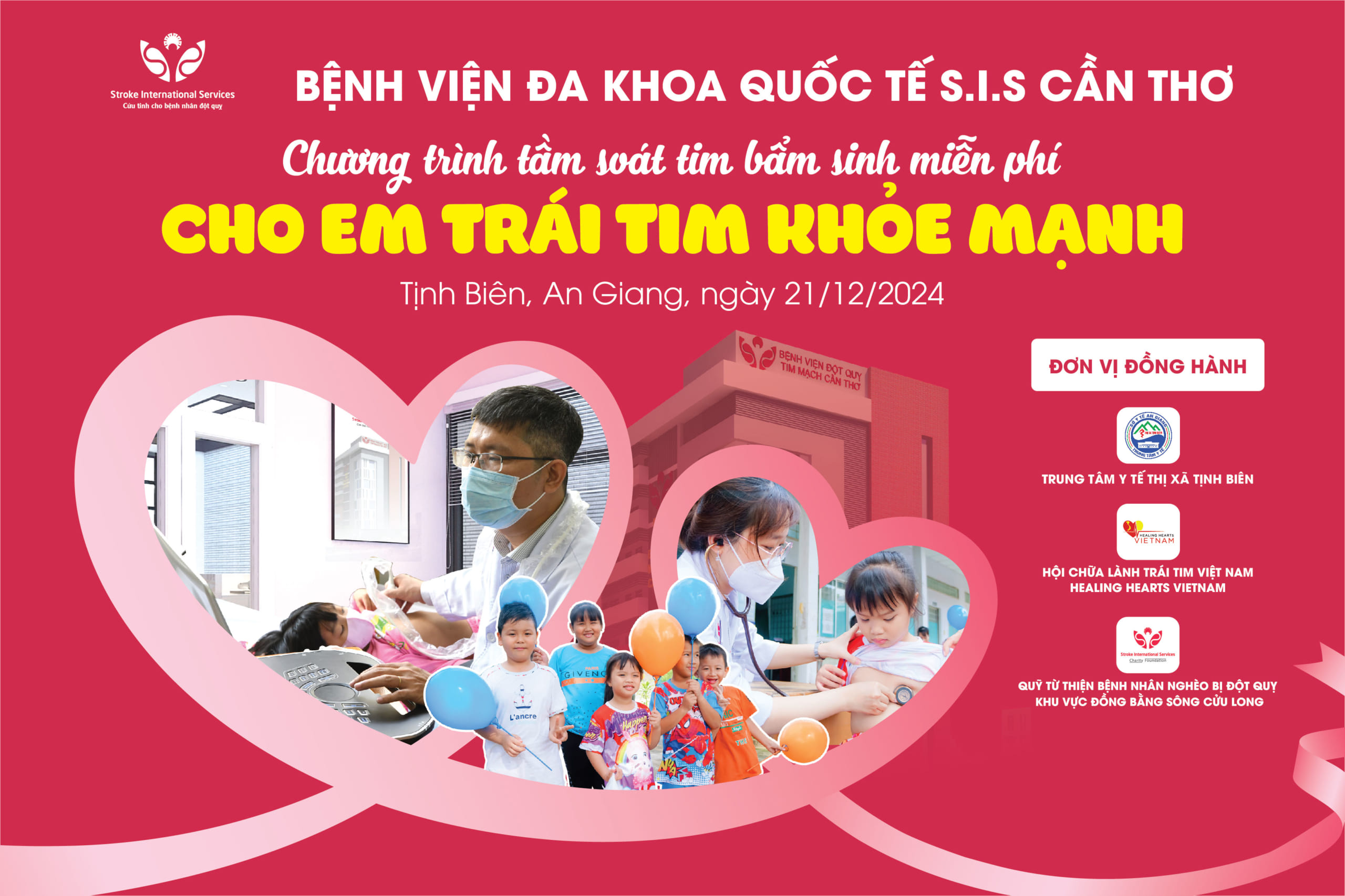 “CHO EM TRÁI TIM KHỎE MẠNH” SẼ ĐẾN VỚI THỊ XÃ TỊNH BIÊN, TỈNH AN GIANG